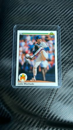 Julio Machado Rookie Card # 93 Error Card 1990 Upper Deck Card