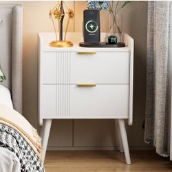 White Nightstand 