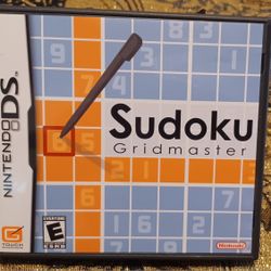 Sudoku Grindmaster Nintendo DS Video Game Puzzle Skill Levels