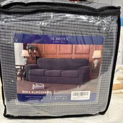 Slipcover For Long Couch. Brand New, Gray