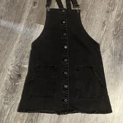 Denim Overall Dress 