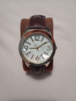 Men's Watch Genuine Leather Strap