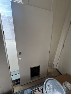 Exterior Door With Doggy Door