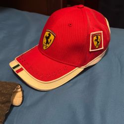 Scuderia Ferrari Formula 1 racing cap. 