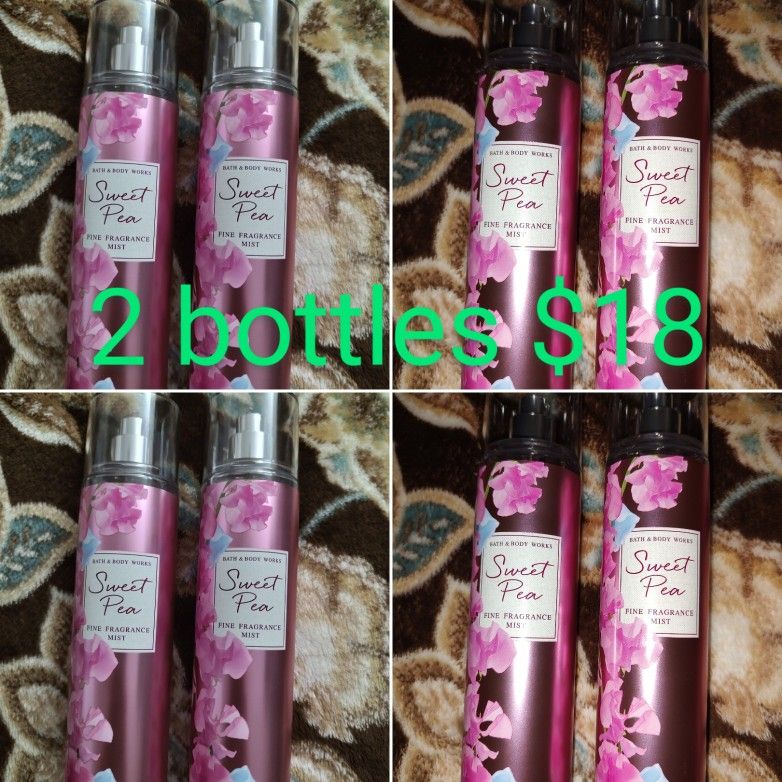 Bath & Body Works Sweet Pea Fine Fragrance Mist X2 $18