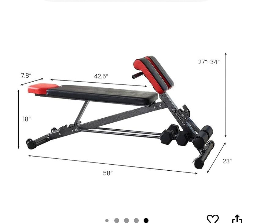 Finer Form Multi Functional Weight Bench - Brand New