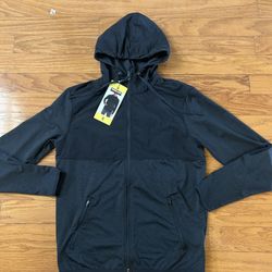 NWT Kirkland men’s hooded full zip jacket Size S