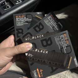 WeBlack 4tb NVME SSD