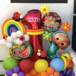 Cocomelon Balloons Bouquet 