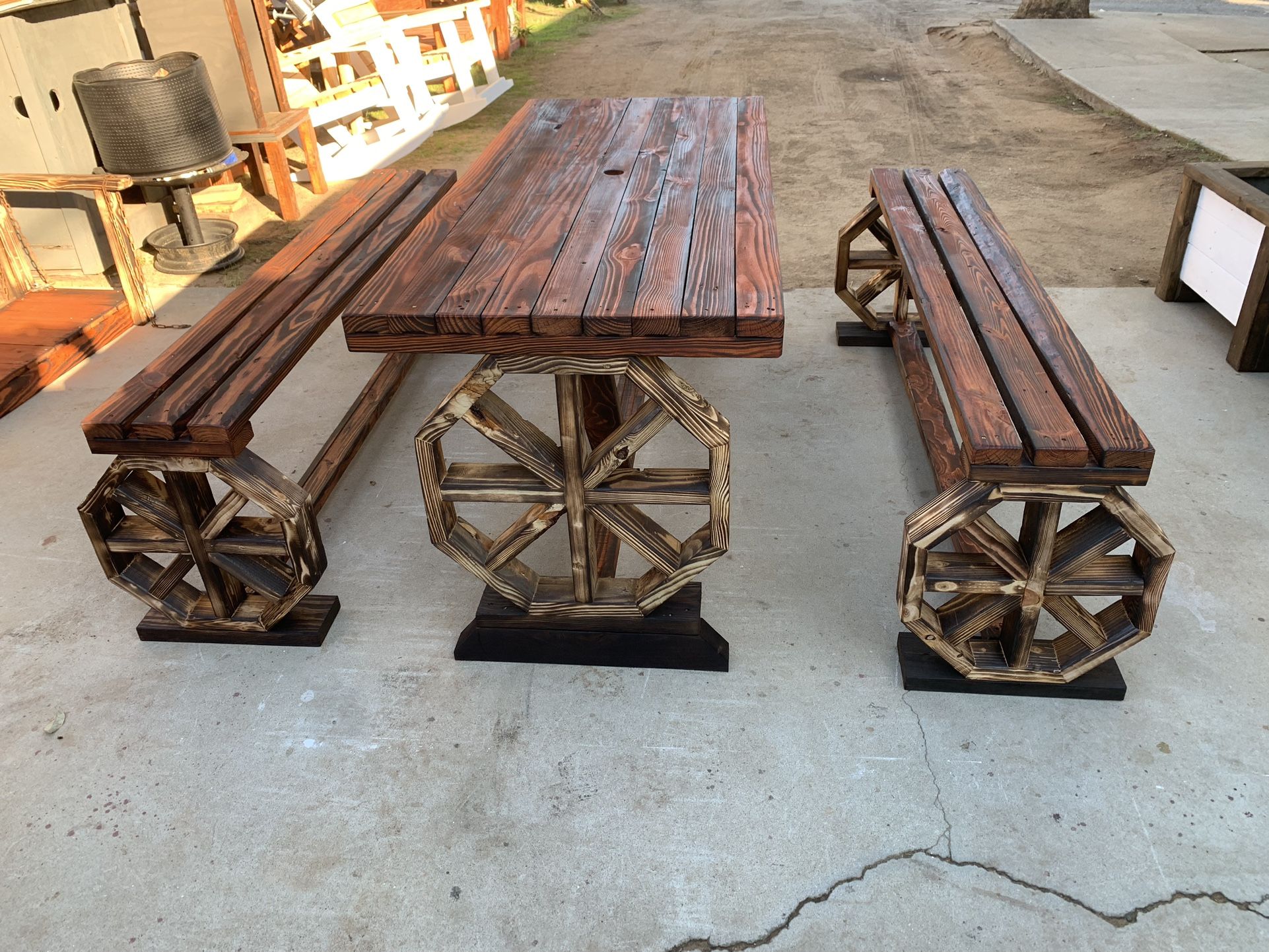 ππWooden Patio Set ππ