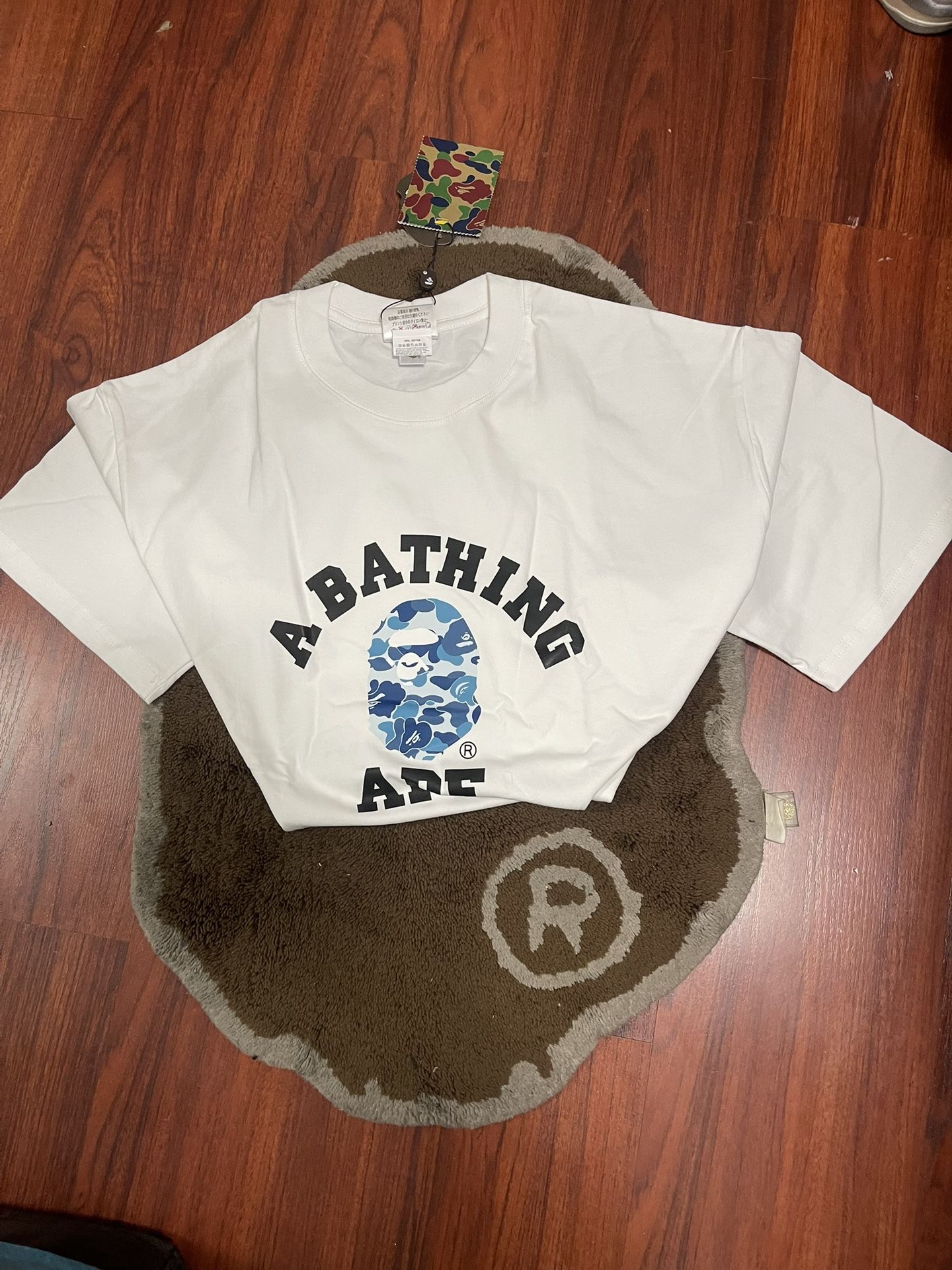 Blue Camo Head Bape Tee
