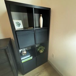 IKEA Black Cube Storage Bookshelf