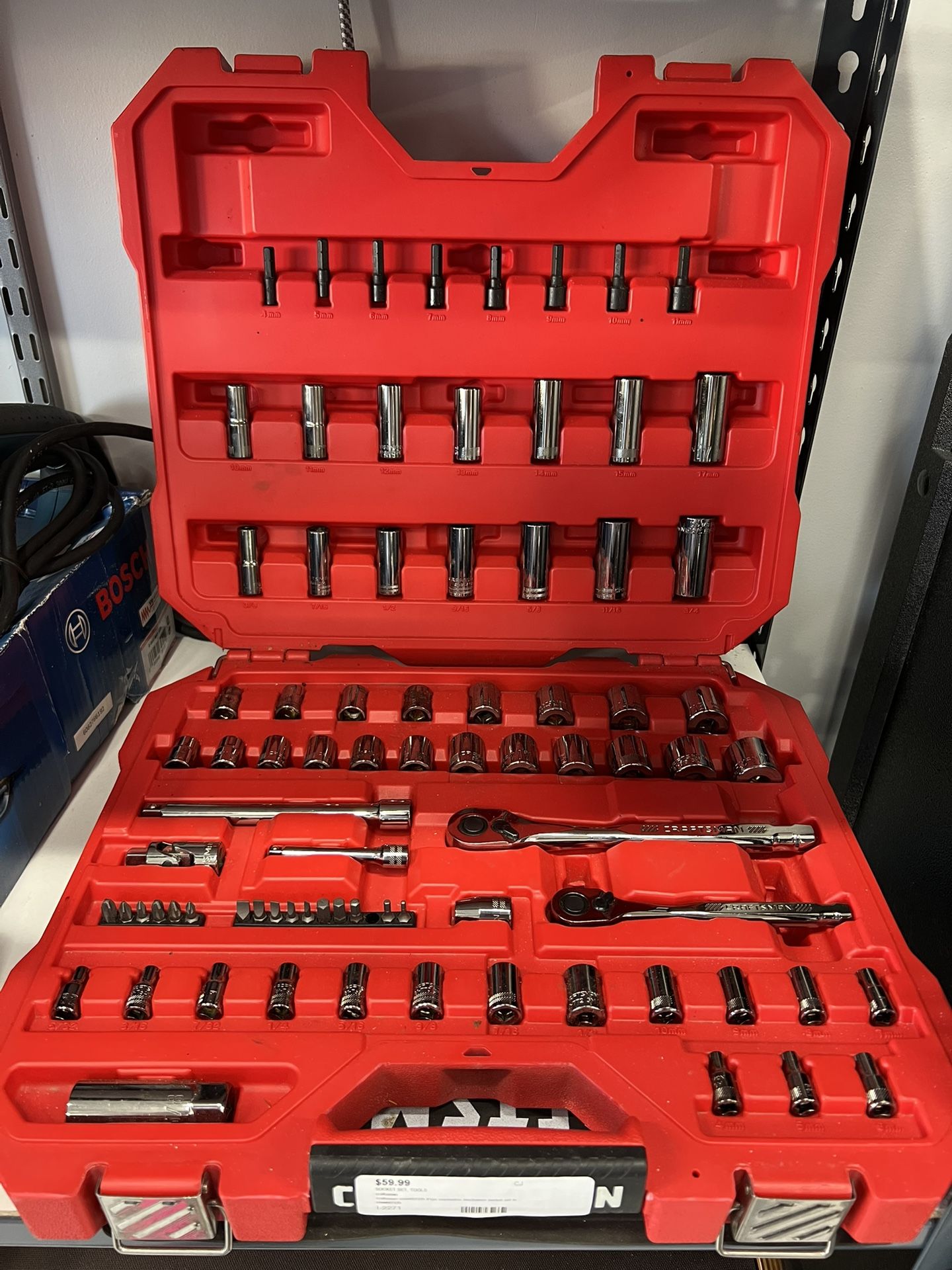 Craftsman cmmt82335 81pc sae/metric mechaings socket set