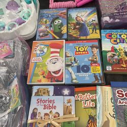 Games , Dvds And Books Bundle