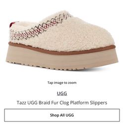 Ugg Tazz Braid Size 8 