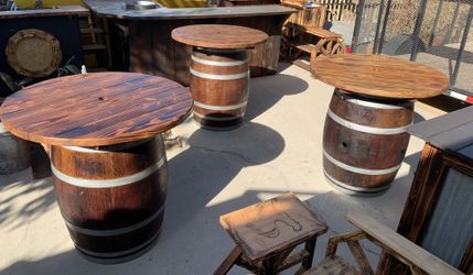 Mesas En Barriles 
