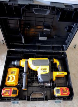 NUEVO DeWALT DCH735 60V MAX Martillo Rotatorio SDS MAX con 2 Baterías FlexVolt