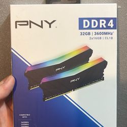 PNY DDR4 32GB 3600mhz Ram Sticks XLR8 Epic