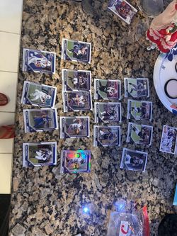 Football trading card collection
