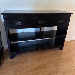 Black tv stand for sale