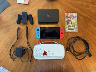 Nintendo Switch OLED with Accessories And Mario Party Superstars