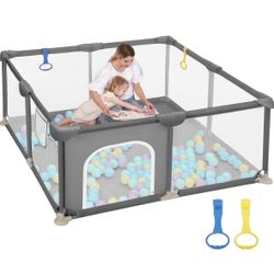 48"×48" Play Pens for Babies and Toddlers