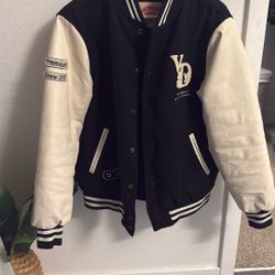 Vandy The Pink Varsity Jacket