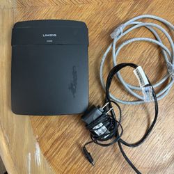 Linksys EA6100 AC1200 Dual-Band WiFi Router (EA6100) With All The Ethernet Cables