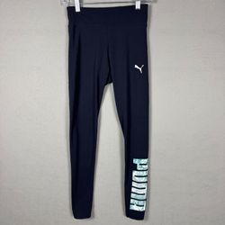 Puma Women's XS High Waist Tight Fit Leggings Navy NWT