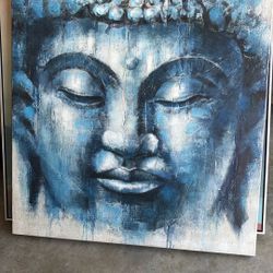 Blue Buddha Wall Art