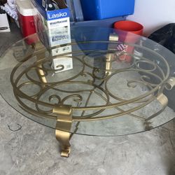 Glass Top Coffee Table 