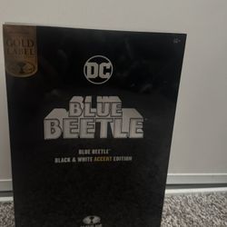 DC Multiverse Blue Beetle Black & White Accent Edition – McFarlane Gold Label – Limited 3000