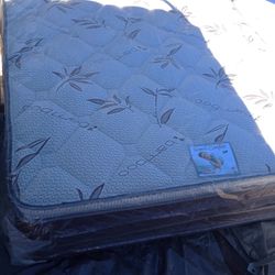 Brand New Queen Pillowtop Mattress Included Box Spring 