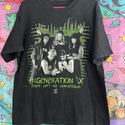 DX wrestling t shirt size large 