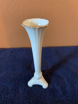 Lenox Trumpet Fluted Bud Vase
