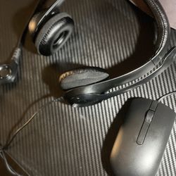 Logitech Headphones + Mouse 