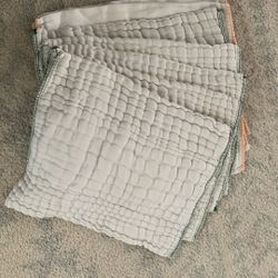 Set Of 8 Prefold Cloth Diapers