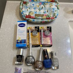 9 Piece All New Nail Care Set With Free Bag-$3 Takes All!