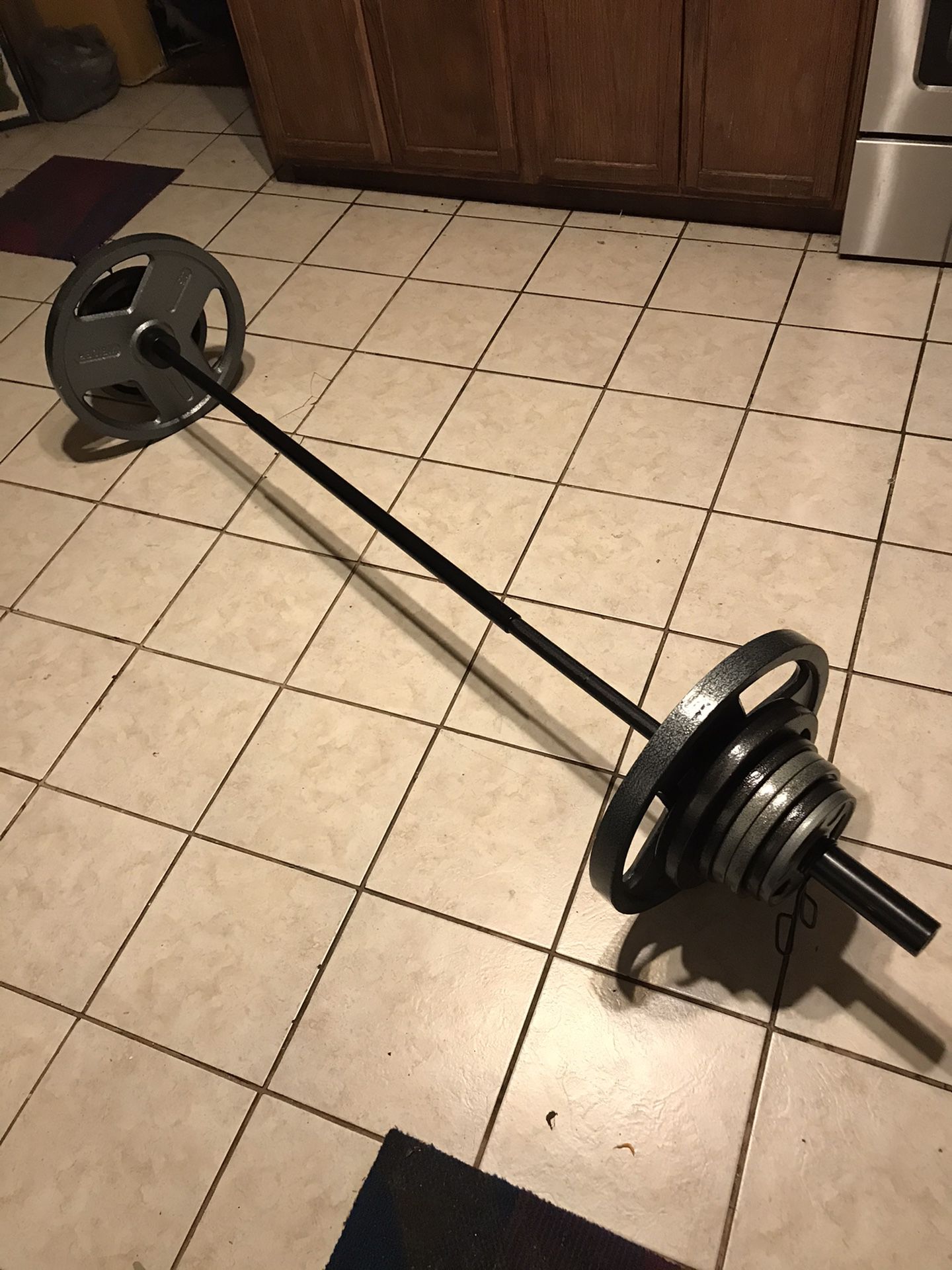 225 lb Olympic Weight Set