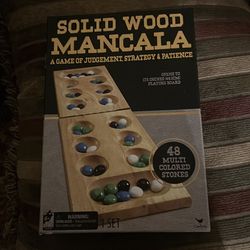 Hard Wood mancala game
