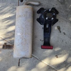 Jeep Wrangler Muffler And Spare Tire Carrier 