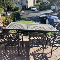 Heavy Duty Metal Outdoor Dining Set