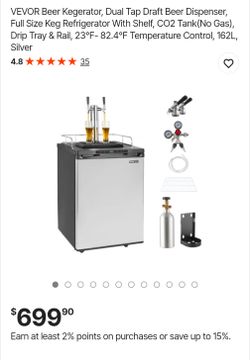 Vevor kegerator