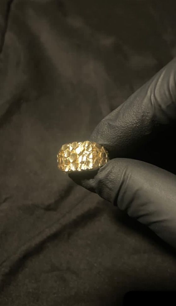Gold Nugget Ring