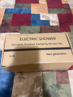 Portable Outdoor Camping Electric Shower Set
