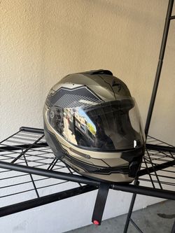 Scorpion motorcycle helmet LARGE used