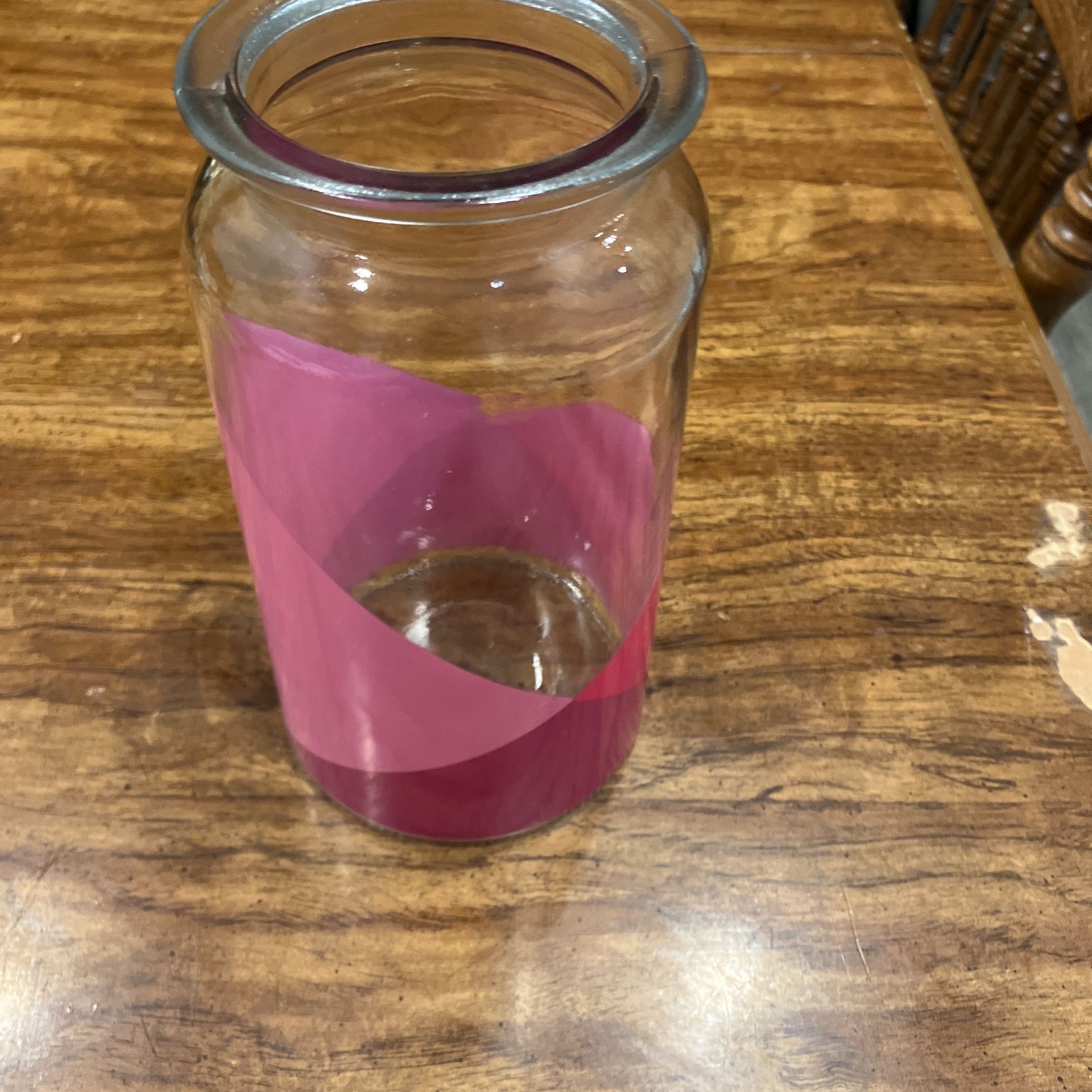 Flower pot (made of glass)