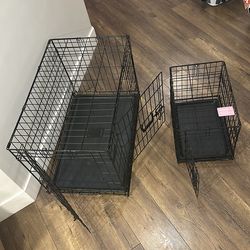 2 dog crates