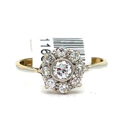 18KT Yellow Gold Diamond Ring 2.70g Size 7 116572