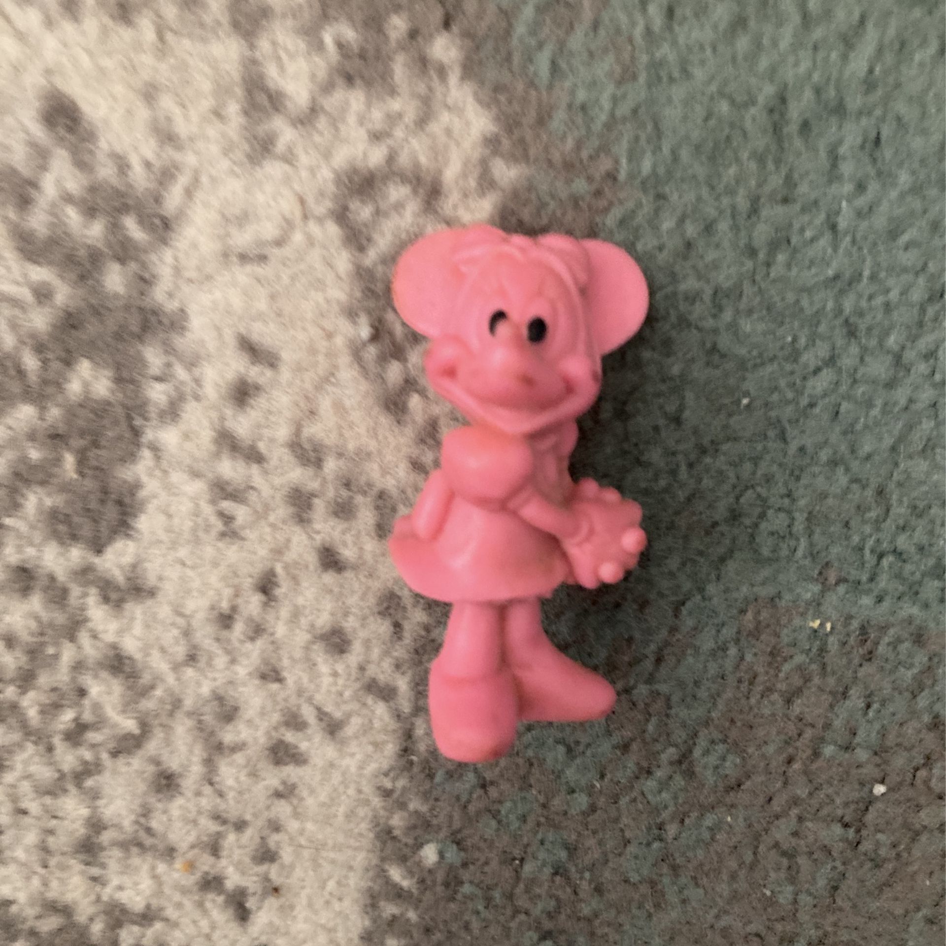 VTG Minnie Mouse Figurine Rubber Toy